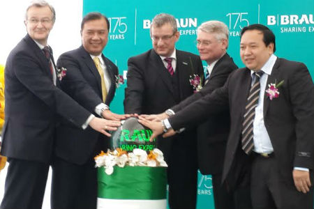 Lãnh đạo Tập đoàn B.Braun, Cụm công nghiệp Thanh Oai, Hà Nội